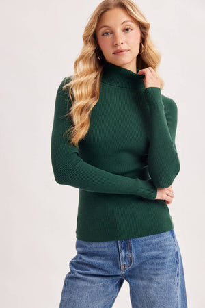 Essential Rib Turtleneck Pullover