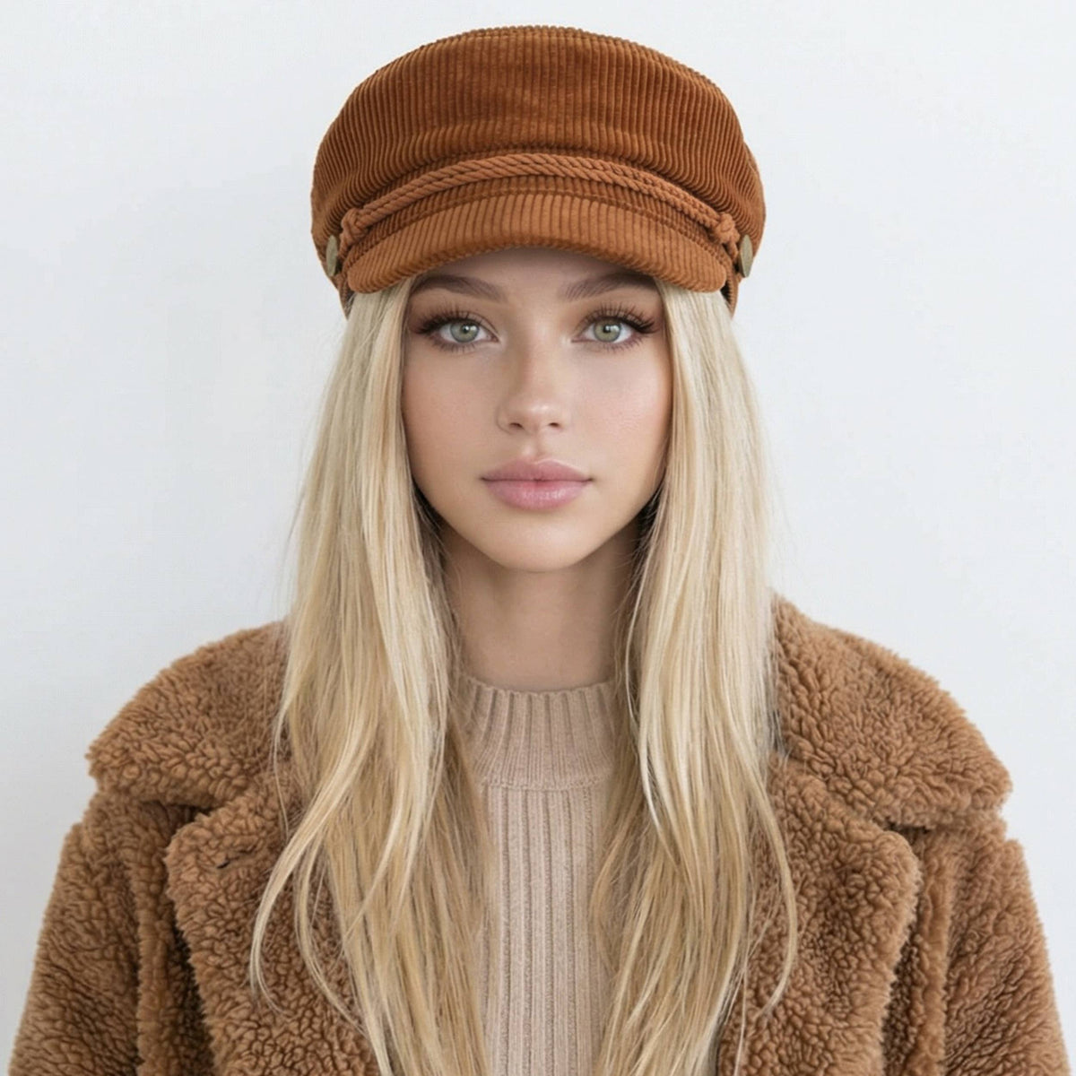 C.C Cotton Corduroy Rope Fisherman Cap