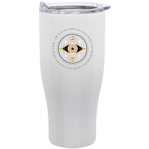 Stainless Steel Travel Mug & Sticker Set