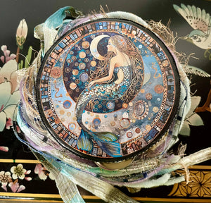 Moonchanted Mermaid Tambourine Wall Accent