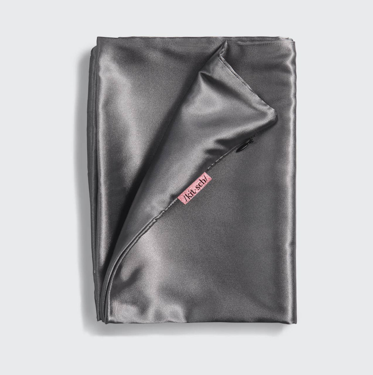 Satin Pillowcase Standard – Charcoal