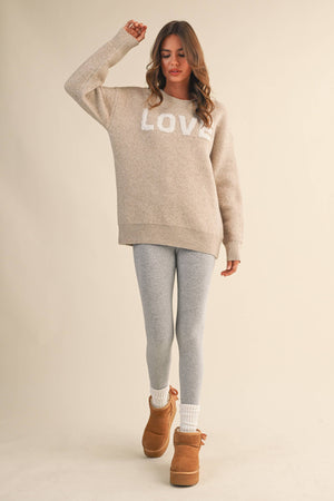 Love Cozy Soft Sweater Top