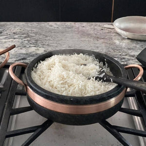 Handmade Brazilian Soapstone Pan | 2.0L / 2.1 Qt | Naturally Non-Toxic