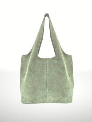 Giannina Suede Leather Shoulder Bag