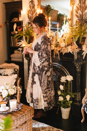 The Looking Glass Bamboo Duster Kimono Robe