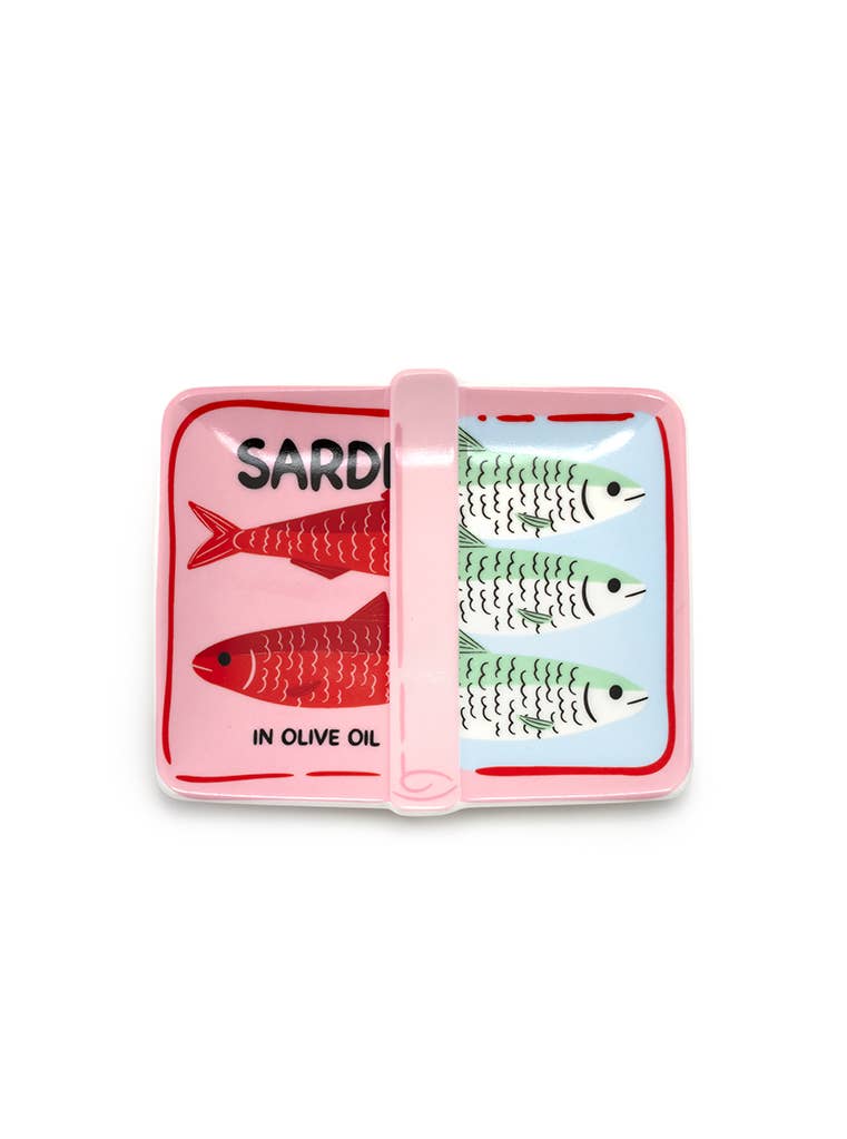 Canned Sardines Ceramic Trinket Tray