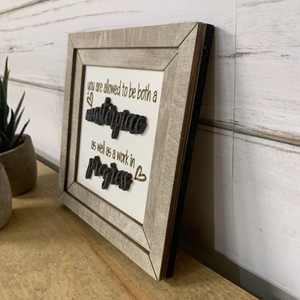 Inspirational Wall Art - Masterpiece & Work in Progress