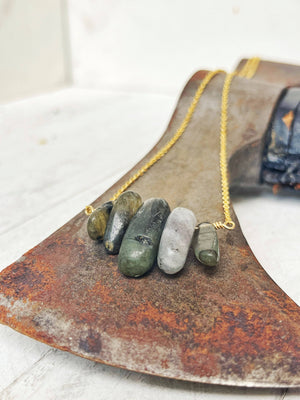 Labradorite Centerpiece Necklace