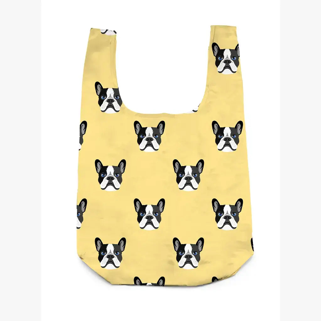 Boston Terrier Bag Charm & Reusable Shopper