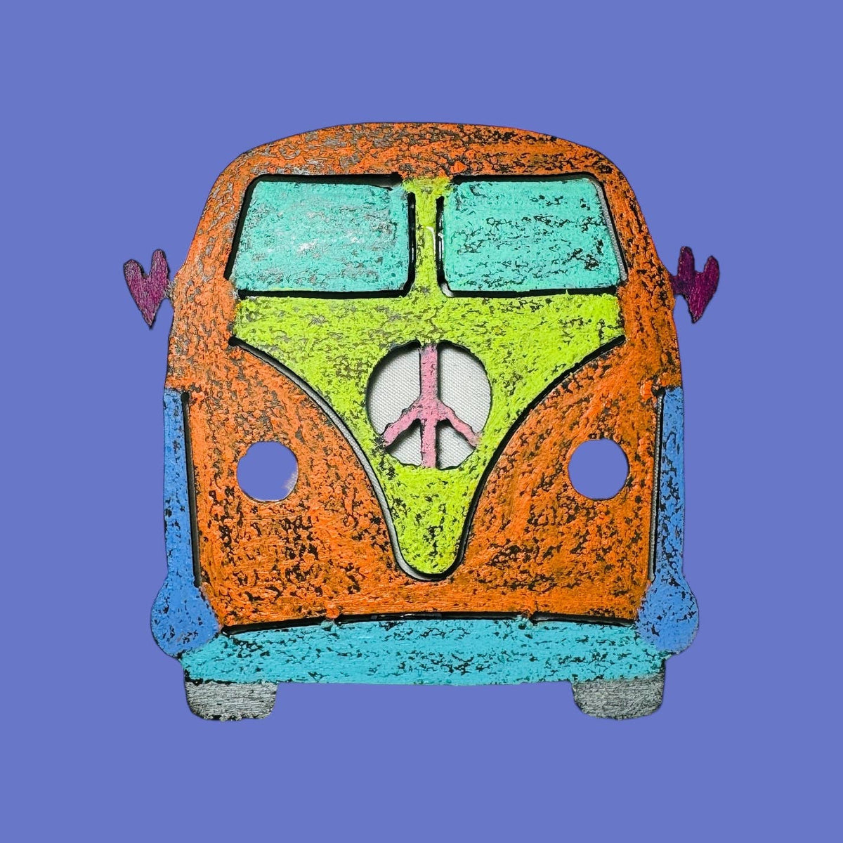VW Bus Metal Magnet