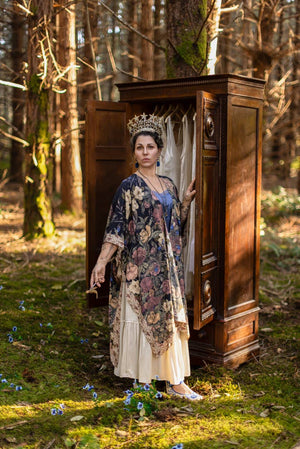 Lionheart Bohemian Goddess Starduster Kimono with botanicals