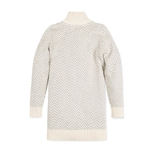 Organic Toggle Sweater with Zipper