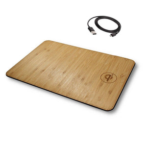 Real Wood Wireless Charging Mousepad - Aromatic Cedar
