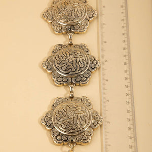 Ornate Weave Hexagon Chain Belt