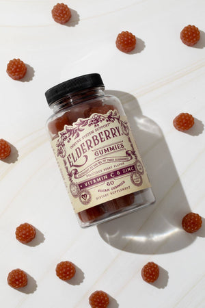 Elderberry Gummies with Zinc and Vitamin C, 60 Count