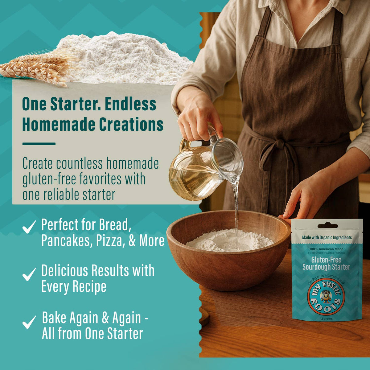 Organic Gluten-Free Sourdough Starter Culture