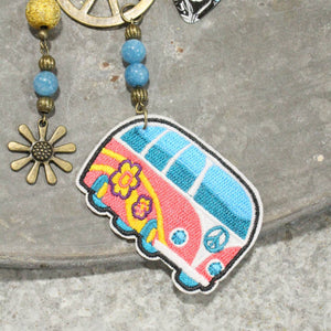 On The Road with The Beatles Retro Charm Necklace