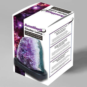 Amethyst Cluster Lamp