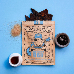 Righteous Felon Bootleggin' BBQ Beef Jerky 2oz