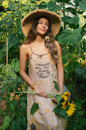 Milk & Honey Bohéme Maxi Slip Dress