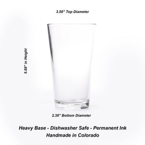 Fly Fishing Flies Pint Glasses