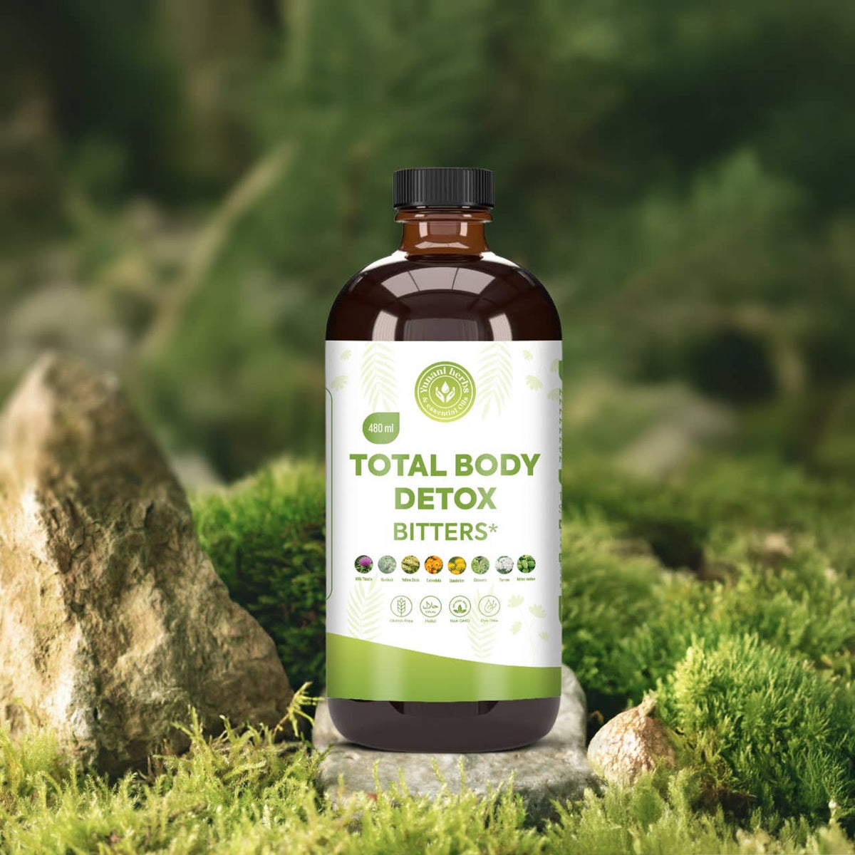 Total Body Detox Living Bitters 480ml