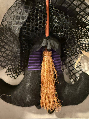 Kitchen Witch Trudy – Purple