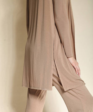 BAMBOO LONG OPEN CARDIGAN