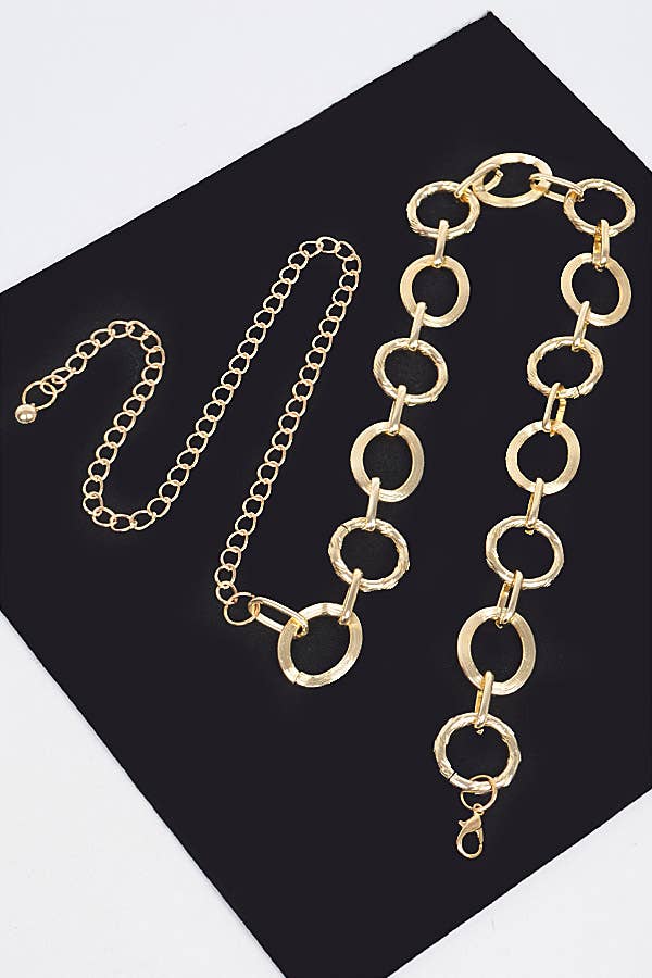 Round Chain Belt – Gold