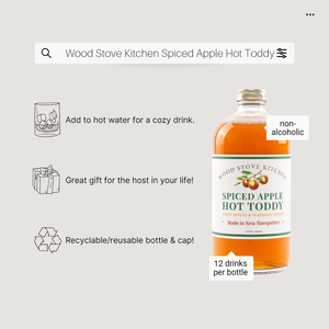 Spiced Apple Hot Toddy Cocktail and Mocktail Mixer, 16 fl oz