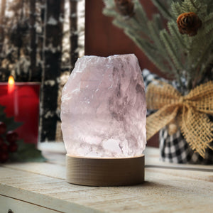 Rose Quartz LED Lamp