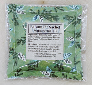 Balsam Fir Aromatherapy Sachet - Mini Pinecones