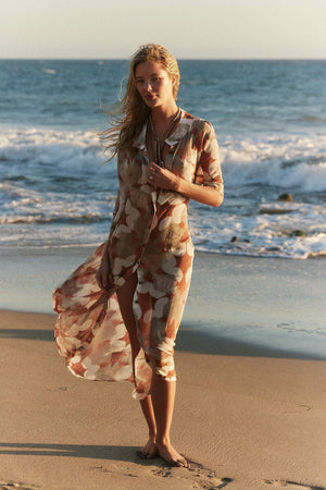 Reflections Buttondown Shirt Dress