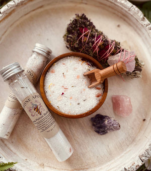 Love Potion Herbal Bath Salt Tube