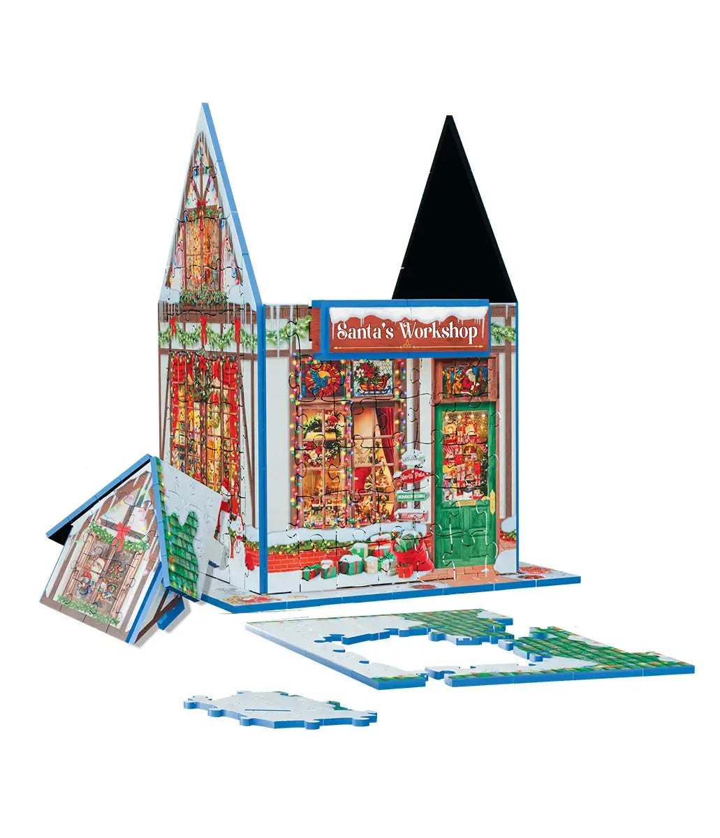 Santa's Workshop 3D Puzzle, 323 Pieces