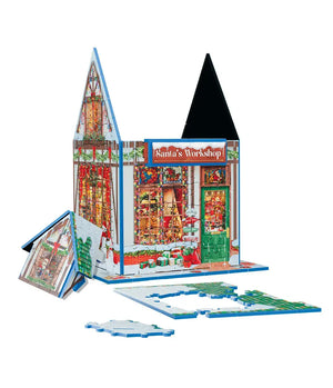 Santa's Workshop 3D Puzzle, 323 Pieces