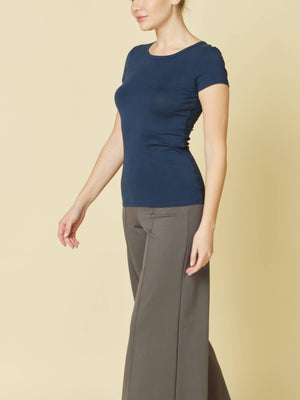 BAMBOO BASIC CREW NECK TOP