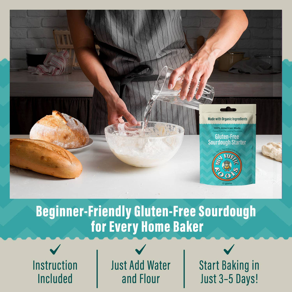 Organic Gluten-Free Sourdough Starter Culture