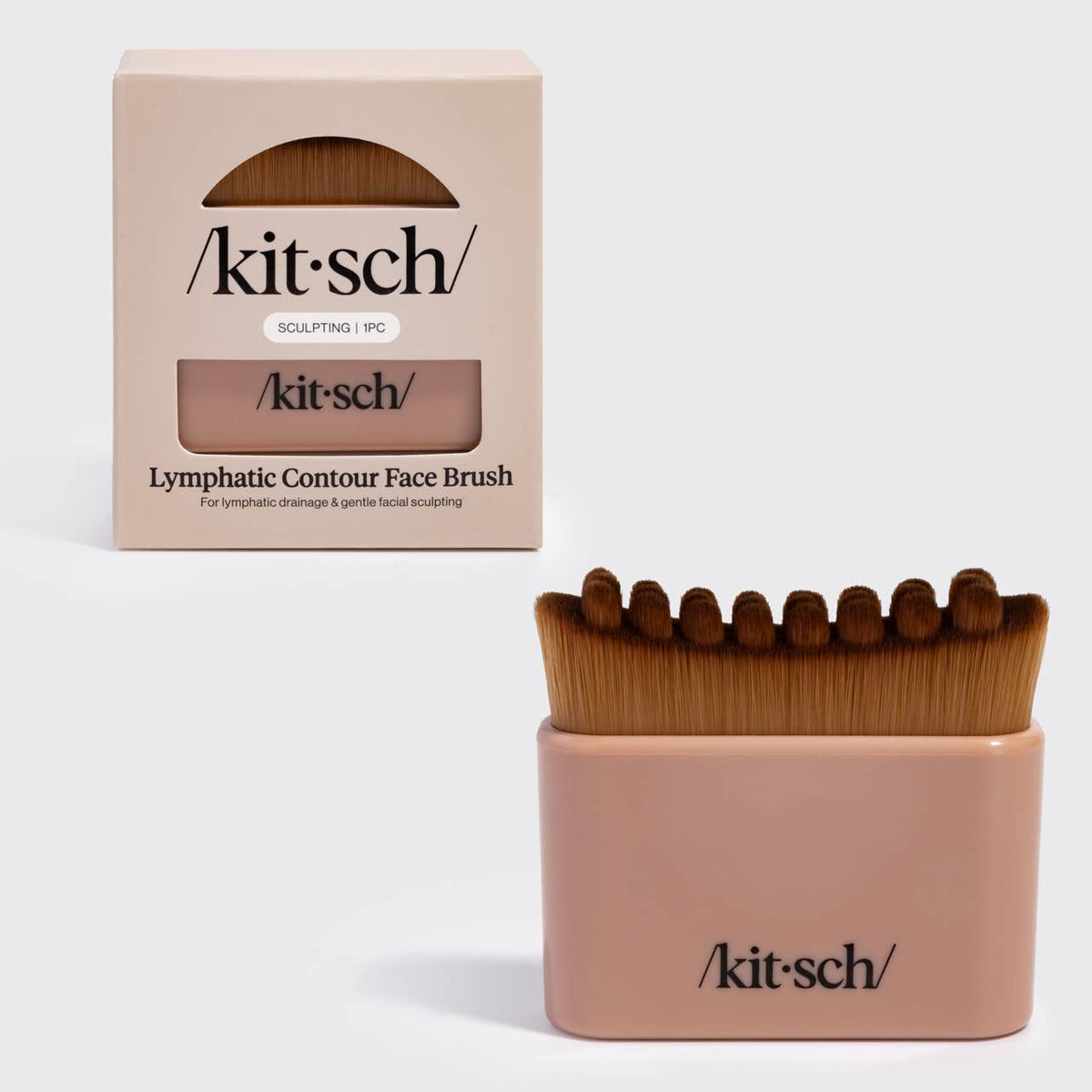 Lymphatic Contour Face Brush – Terracotta