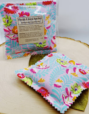 Fresh Linen Aromatherapy Sachet Pink