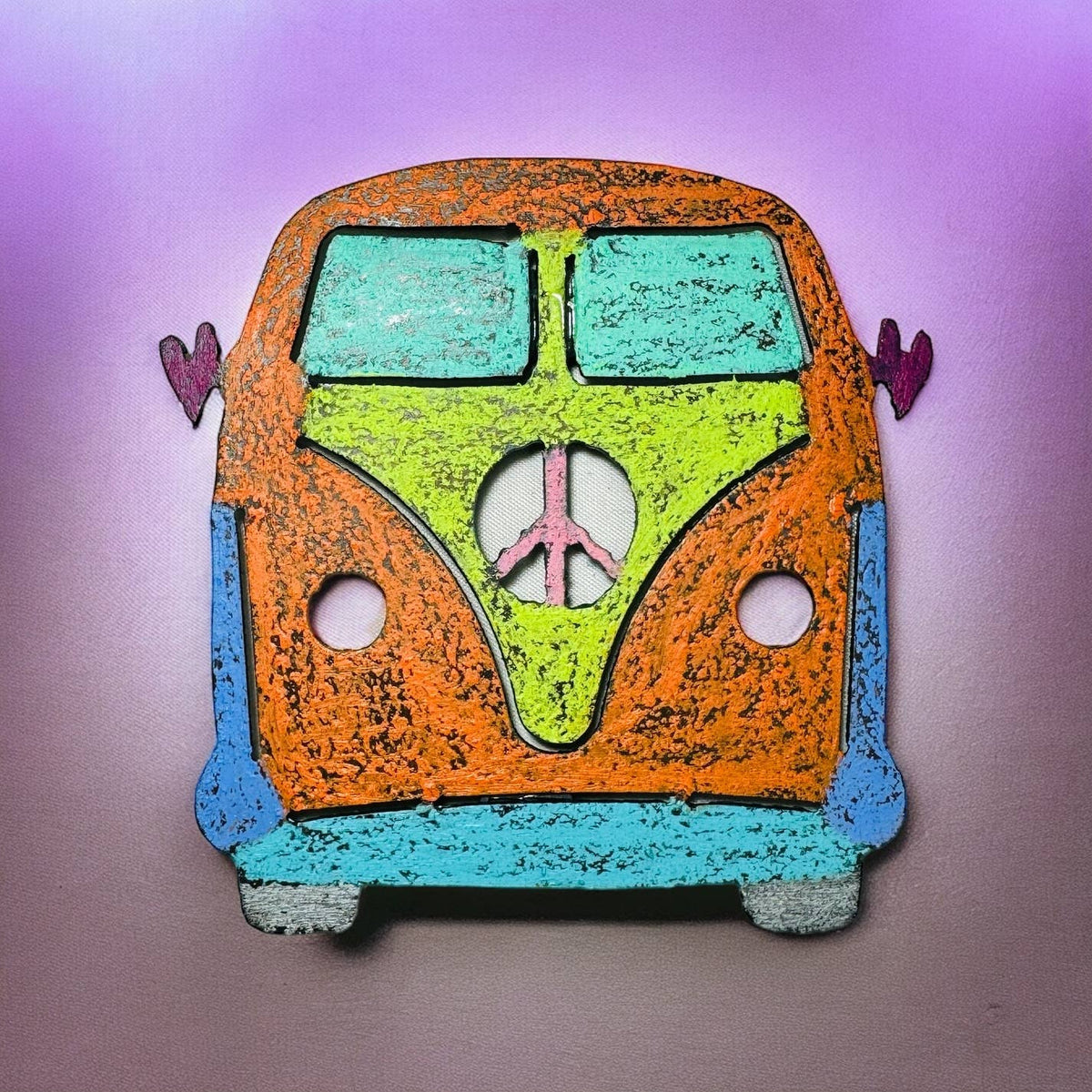 VW Bus Metal Magnet