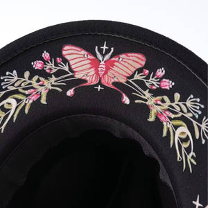 Celestial Butterfly Western Hat Fedora