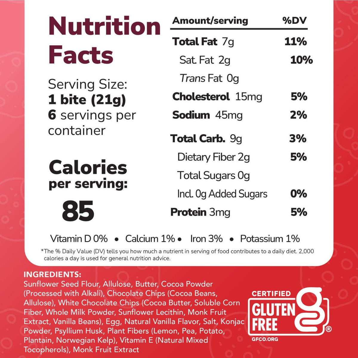 Red Velvet Keto Cookie Bites