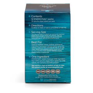 ENERGYbits® Small Box - 100% Spirulina Tablets
