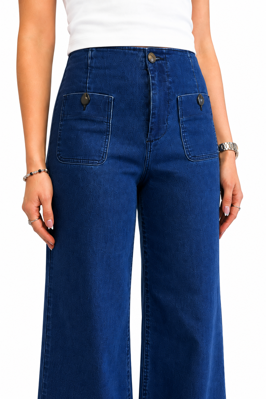 Better Butter Wide-Leg Patch Pocket Jeans – Safia