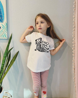 Zen Zebra Kids Tee