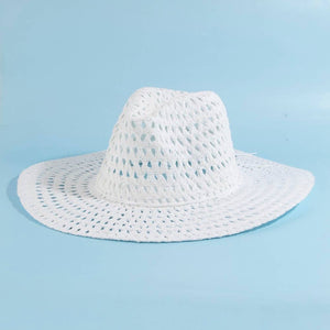 Straw Braid Floppy Sun Hat