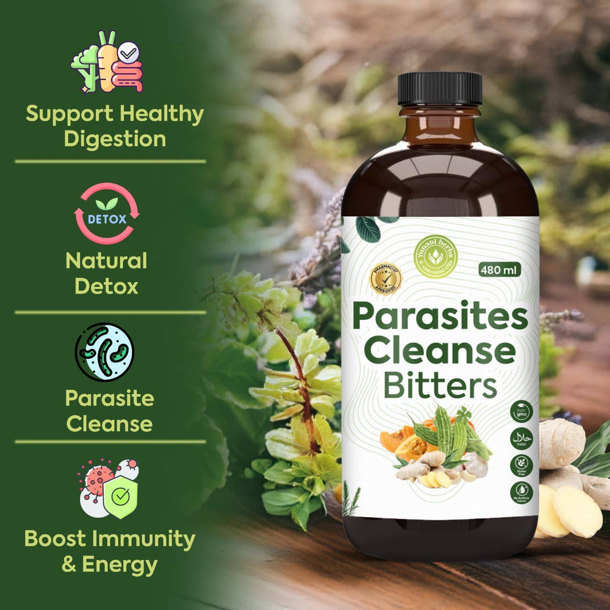 Parasite Cleanse Bitters 480ml