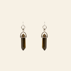 Double Point Crystal Earrings