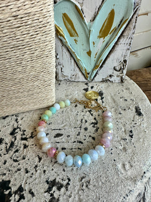 Rainbow Crystal Sorbet Necklace